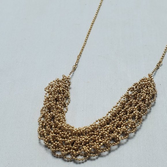 Ali Khan gold mesh link necklace - Picture 4 of 5